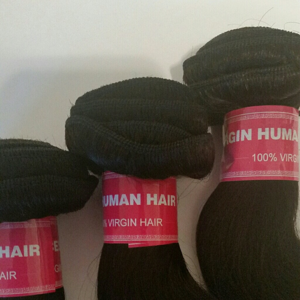 100% virgin human hair NWOT
